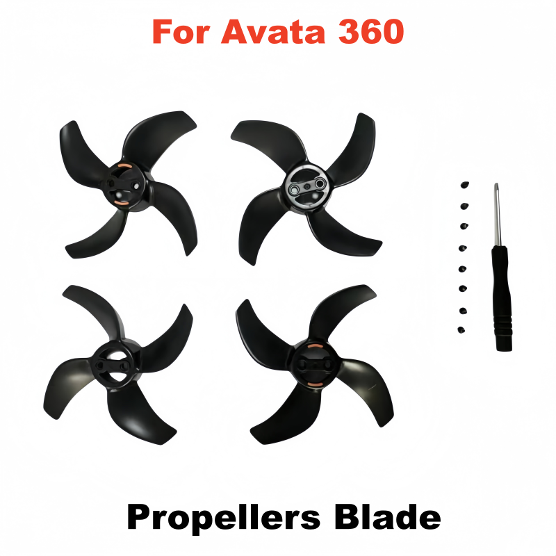 Drone Landing Gear - 3340S 低騒音プロペラブレード DJI Avata 360 修理部品交換用クイックリリース折りたたみ翼アクセサリー新