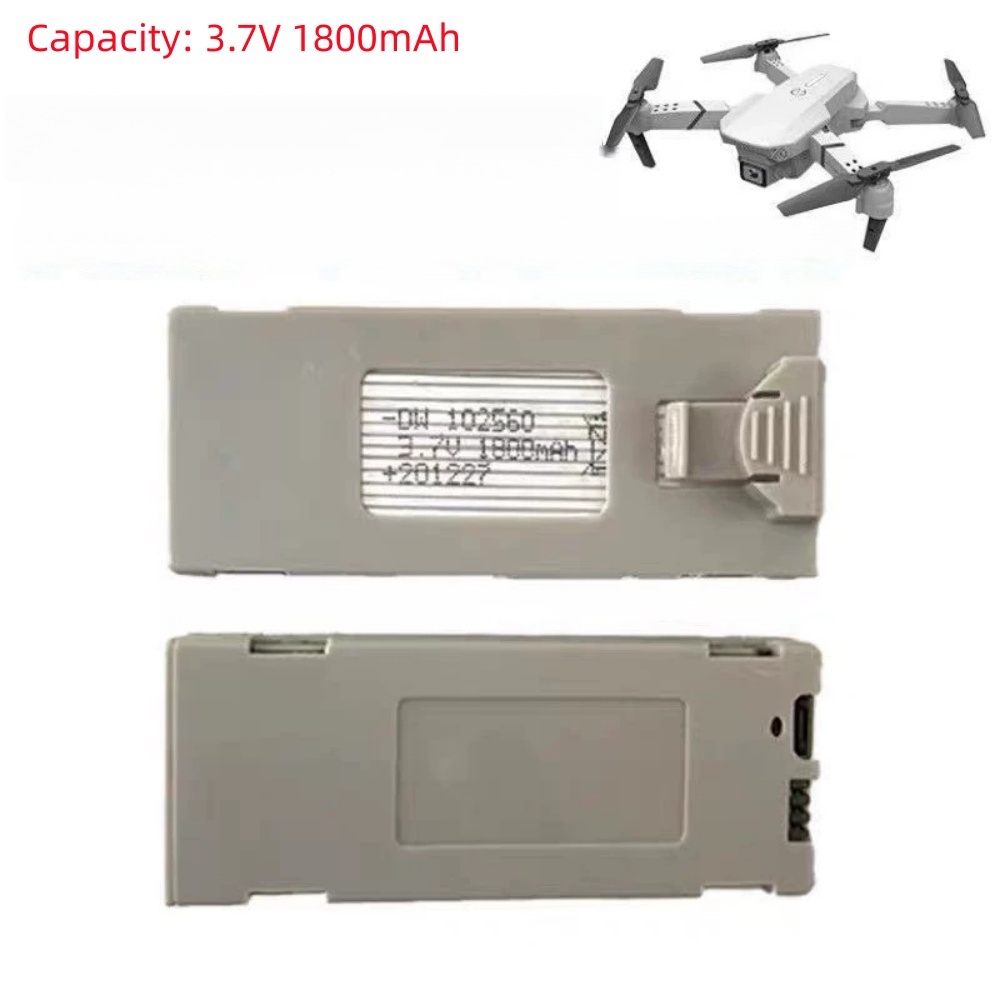 1-10 個 3.7V 1800Mah RC ドローンバッテ - Eachine Drone E58 のレビューと価格