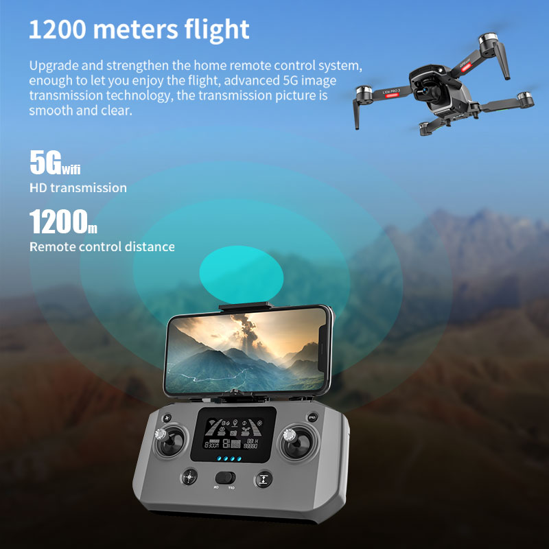 ドローンL106pro 3,4K 5g,wifi,fpv,折 - Drone Gimbal のレビューと価格
